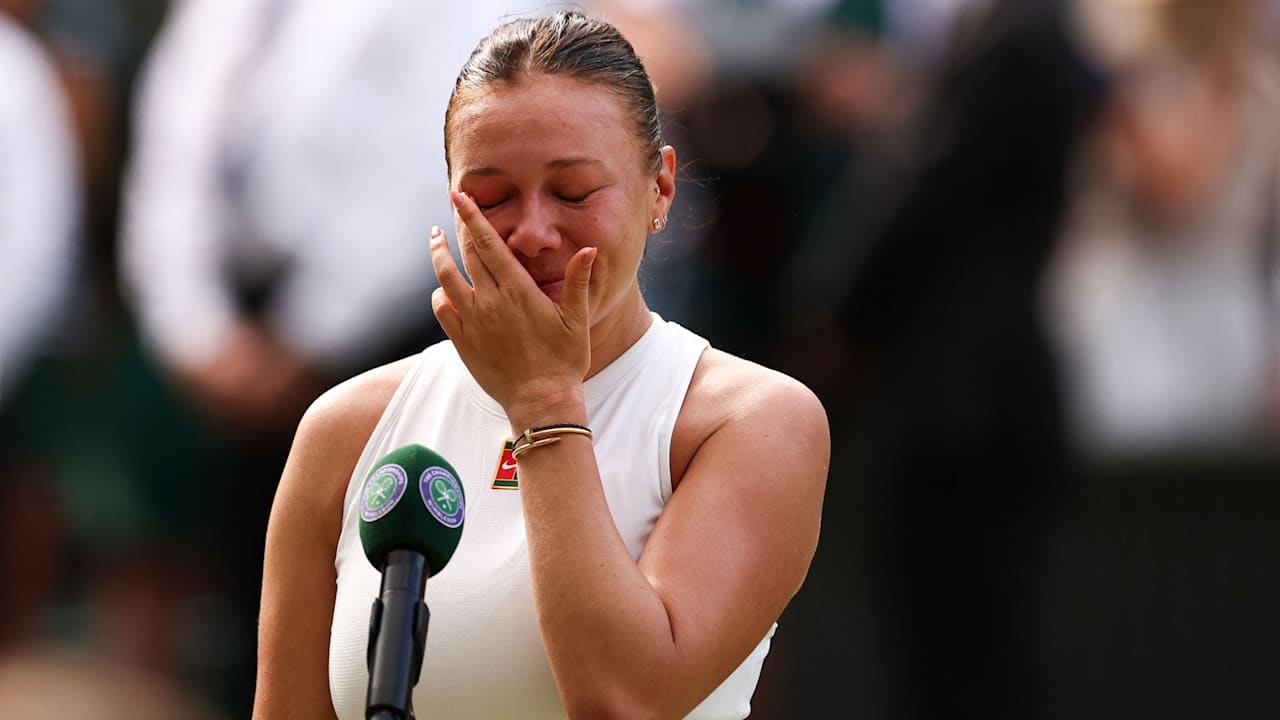 Wimbledon: Finalistin Anisimova wendet sich weinend an ihre Mama | Sport
