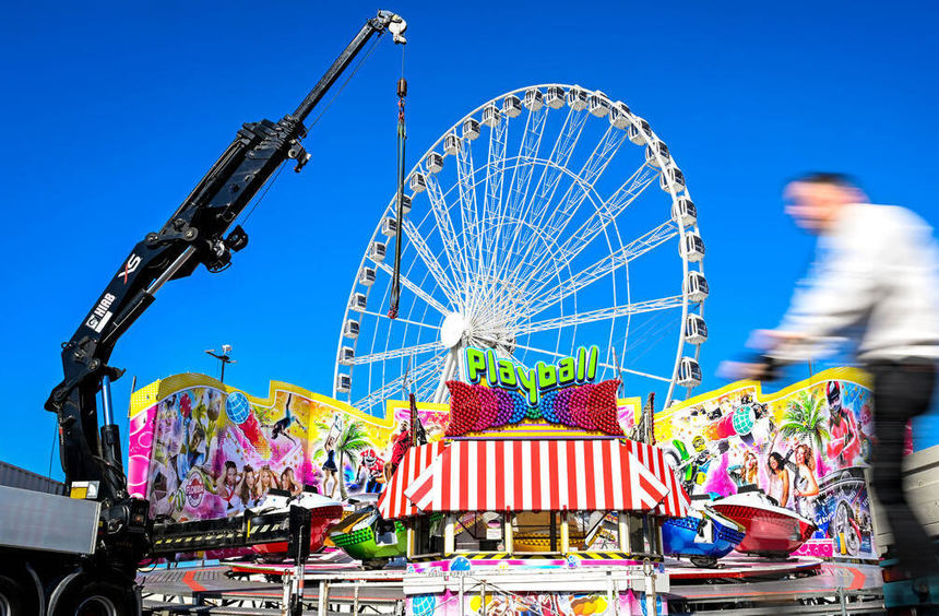 Jetzt steht fest, wann sich das Riesenrad in Mannheim dreht