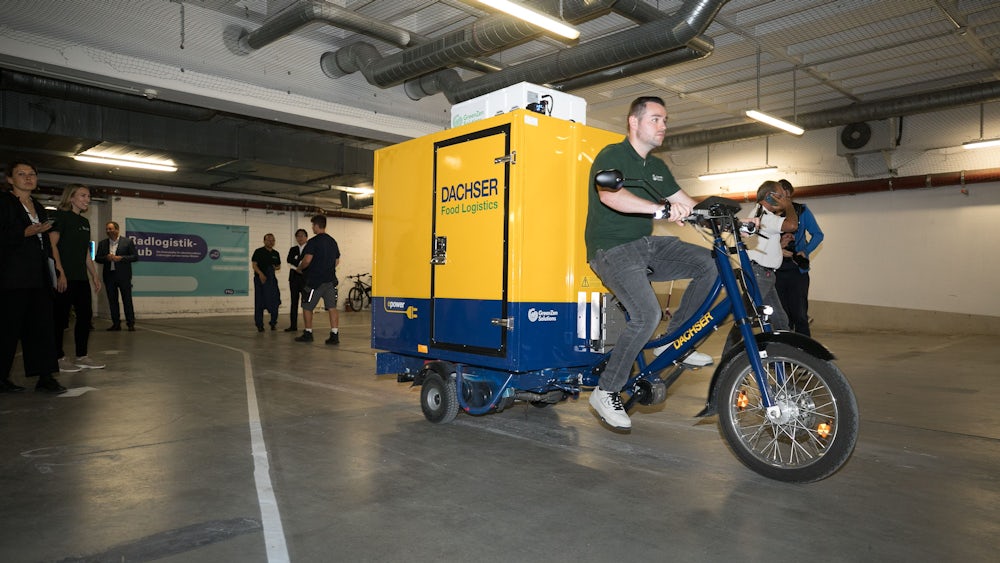 Der Logistik-Riese Dachser nutzt bereits die Tiefgarage als Drehscheibe.