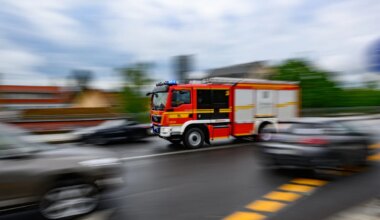 Dresden - Brand in 15. Etage von Hochhaus - Feuerwehrmann verletzt - Panorama