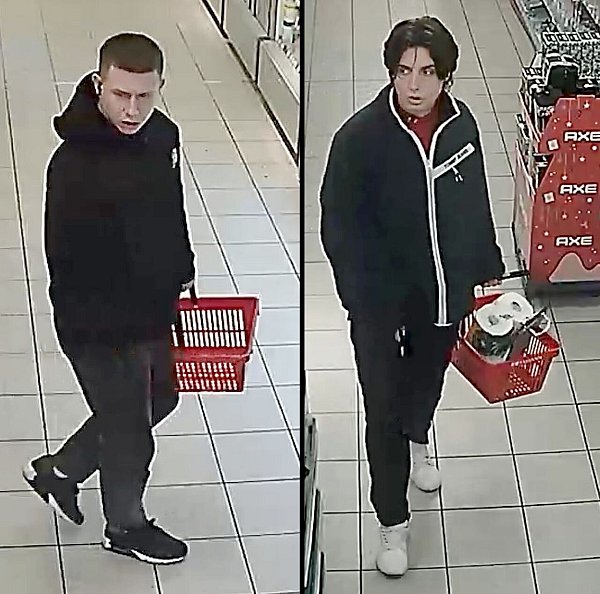 Diese beiden jungen Männer werden aktuell von der Polizei gesucht. - © Polizei