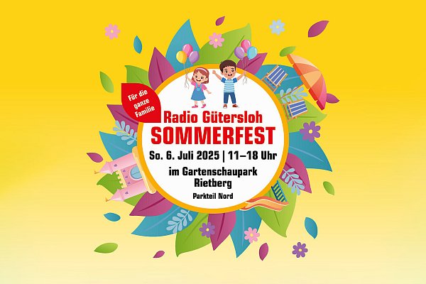 Radio Gütersloh feiert ein großes Sommerfest im Rietberger Gartenschaupark. - © Radio Gütersloh