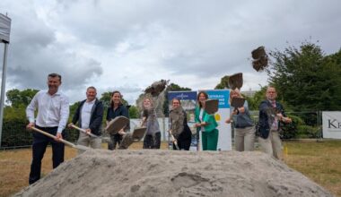 Neue Attraktion in Reisinger-Anlage in Wiesbaden: Spatenstich für Wasserspielplatz