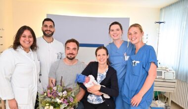 Das 1.000. Bielefelder Baby im Evangelischen Klinikum Bethel geboren