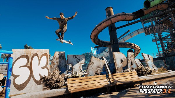 Mit dem Wasserpark sind neue Ideen im Spiel, aber dafür fehlen einige Parks aus den Originalspielen, darunter etwa Oil Rig aus Tony Hawk’s Pro Skater 3. - © Activision