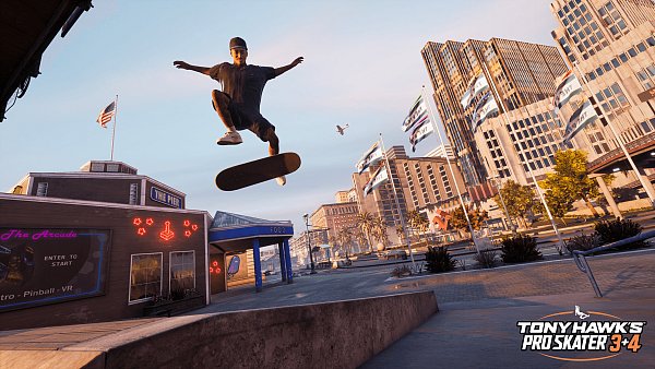 Die urbane Kulisse von San Francisco bietet in Tony Hawk’s Pro Skater 3+4 viele Möglichkeiten, den Highscore nach oben zu treiben. - © Activision