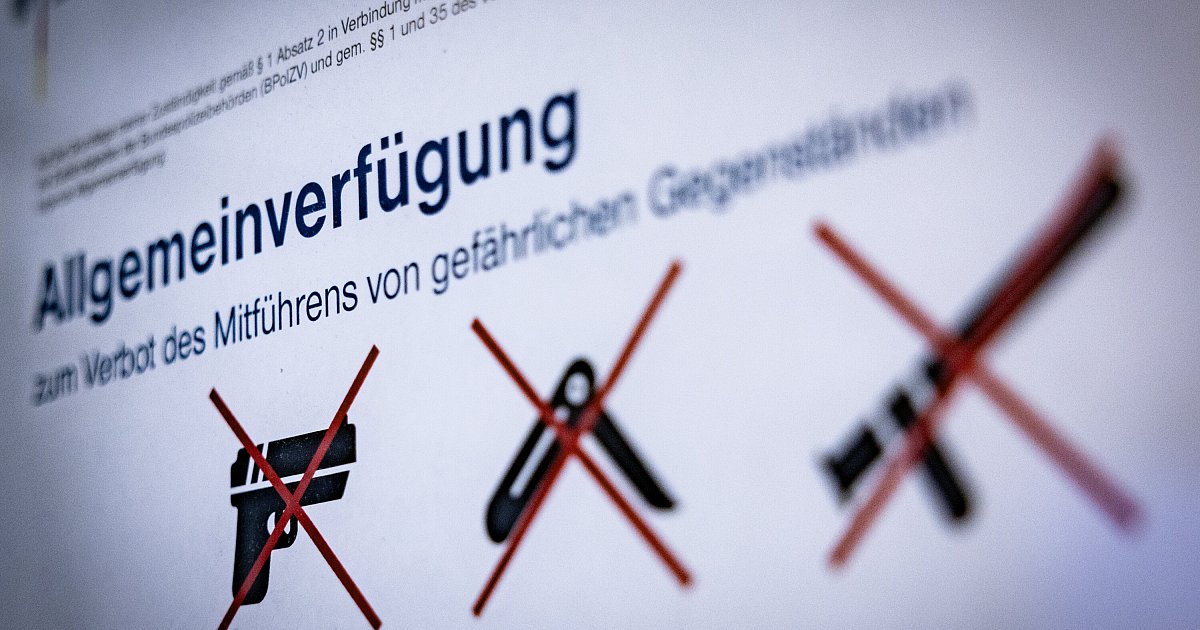 Waffenverbot am Wochenende für den Bielefelder Hauptbahnhof