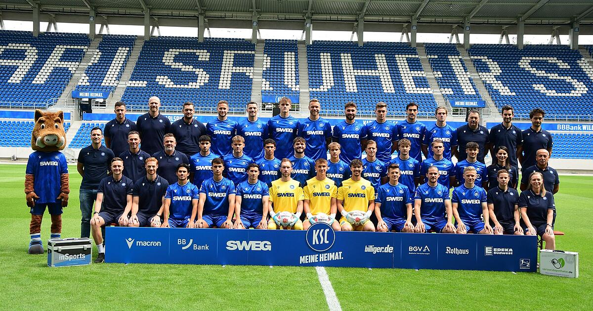 Das sind die neuen KSC-Mannschaftsfotos für die Saison 2025/2026