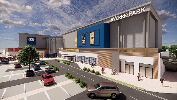 So soll es ab Frühjahr 2026 aussehen: Das Entertainment-Center am Werre-Park bekommt einen neuen Look. - © ECE