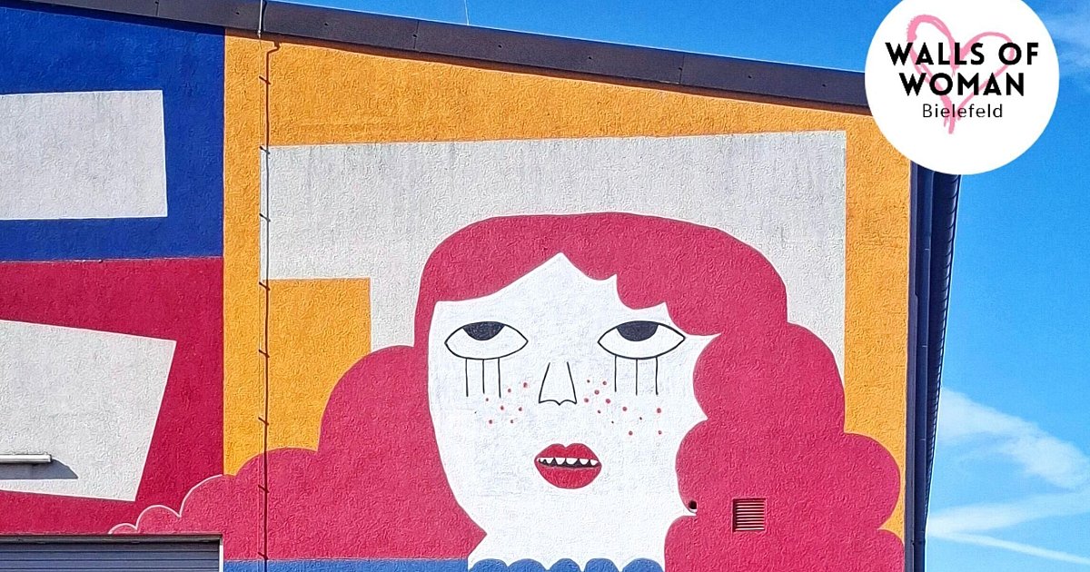 Farbenprächtige Streetart belebt ehemalige britische Kaserne in Bielefeld