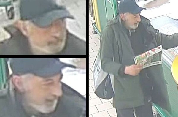 Dieser Mann wird aktuell mit drei Fotos von der Polizei gesucht. - © Polizei