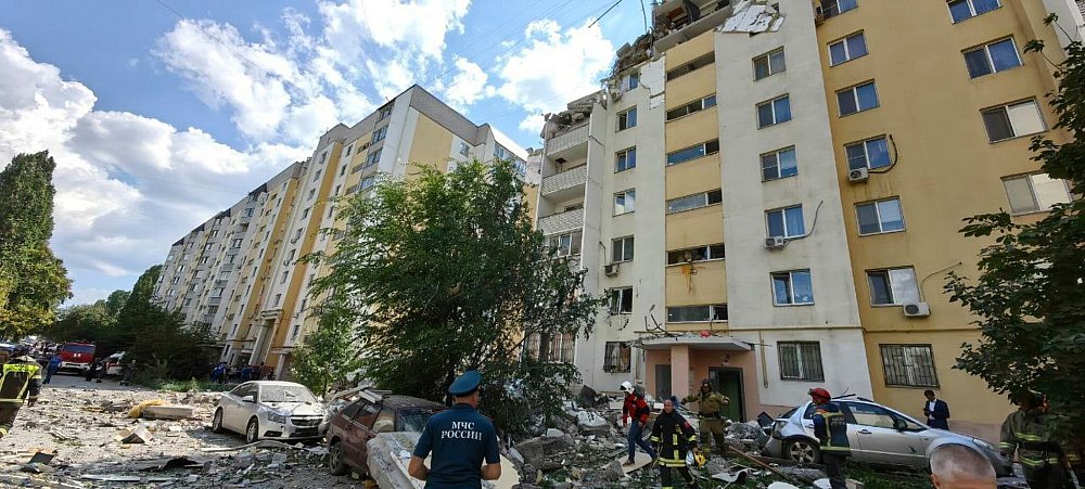 Der Gouverneur des Gebiets verhängte den regionalen Notstand. - © Uncredited/Saratov region governor Roman Busargin official Telegram channel/AP/dpa