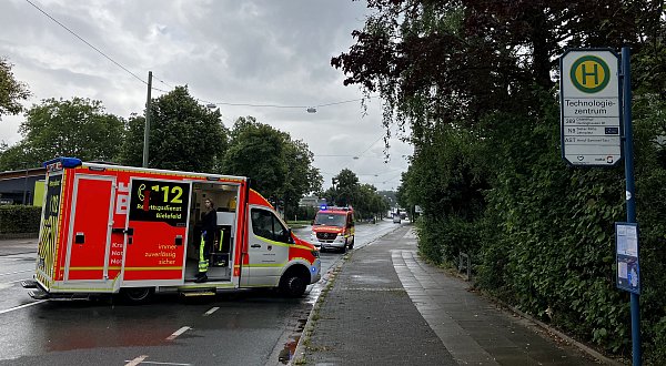 Drei Rettungswagenbesatzungen und ein Notarzt kümmerten sich um die Verletzten. - © Jens Reichenbach