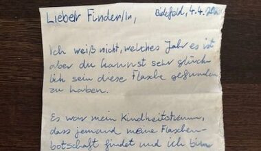 Zwei Jahre auf See: Junge Niederländerin sucht Bielefelder Flaschenpost-Autor