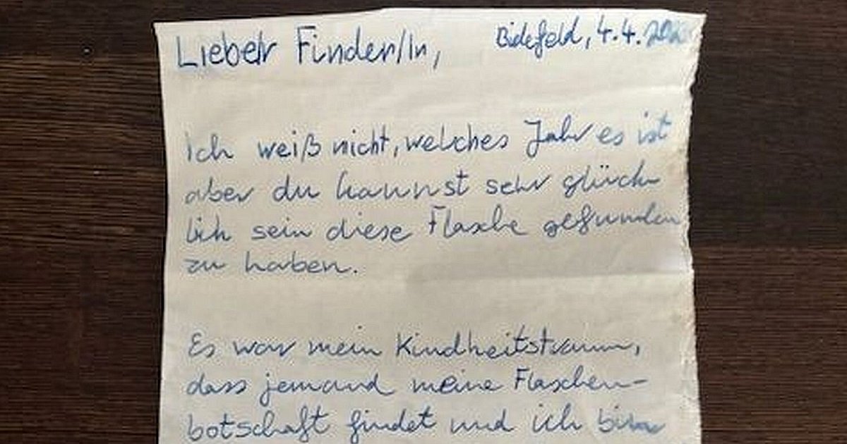 Zwei Jahre auf See: Junge Niederländerin sucht Bielefelder Flaschenpost-Autor