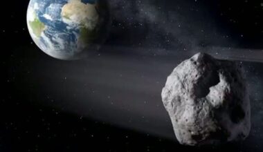 Asteroid rast in Richtung Erde