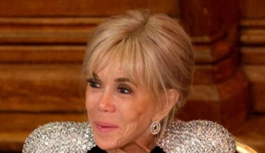 Zweites Staatsbankett: Brigitte Macron stiehlt sogar der Königsfamilie die Show