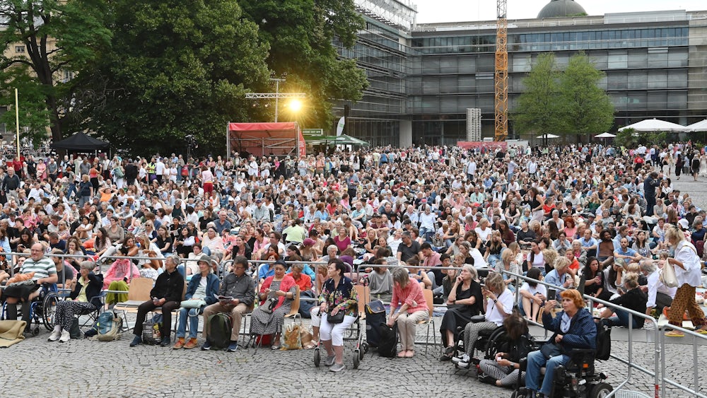 Wer sich einen guten Platz sicheren will, kommt besser früh an diesem Sonntag.