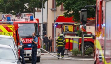 Feuer in Wohnung gestoppt: Mainzer Einsatzkräfte verhindern Großbrand