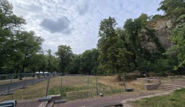 am Dienstag erneut Felssturz, Stadt überlegt Teilsperrung zum Laternenfest – Du bist Halle