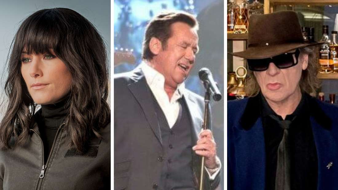 v. l. n. r. Helene Fischer, Roland Kaiser und Udo Lindenberg
