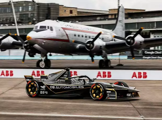 Titel-Bild zur News: Jean-Eric Vergne wurde von einem Aufhängungsdefekt aus dem Rennen geworfen