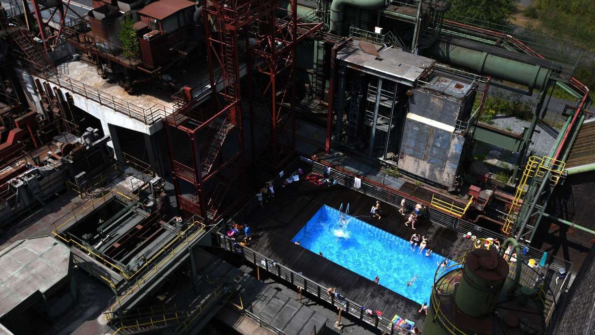 Schwimmbad öffnet im Industriedenkmal – beliebtes NRW-Ausflugsziel wird Badeparadies