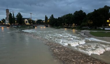 Hochwasser-Warnung für München: Isar schwillt nach Dauerregen an