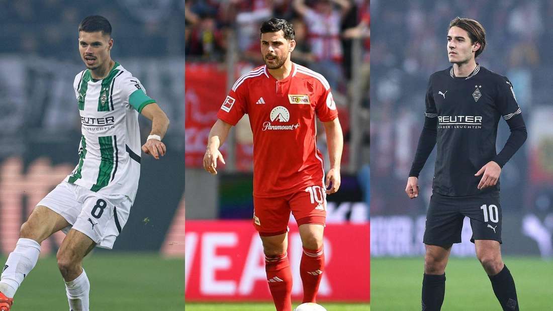 Ex-Junglöwen Weigl (l.), Volland (m.) und Neuhaus (r.) machen die Bundesliga unsicher.