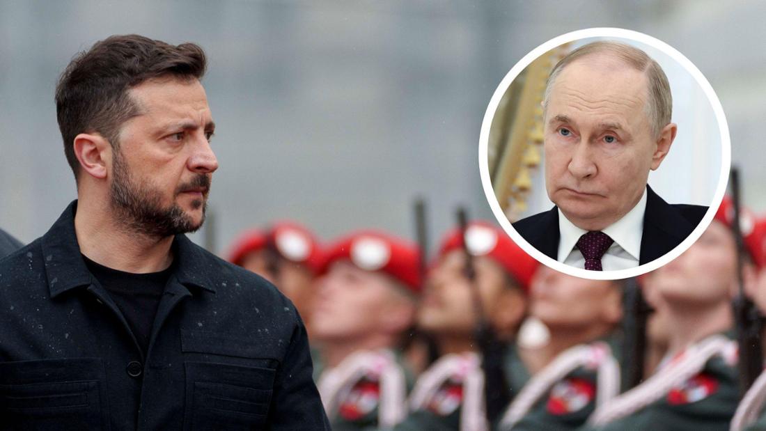 Ukraine-Präsident Selenskyj warnt vor neuen Putin-Angriffen auf Europa.