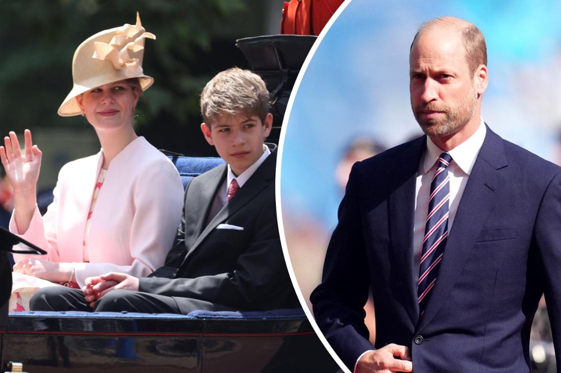 Prinz William will sie nach seiner Krönung im Team haben: Lady Louise und James (Fotomontage).