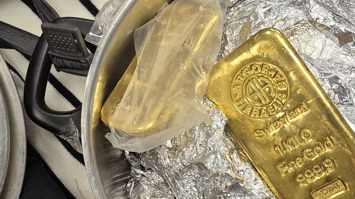 Gold im Wert von 1 Million Euro in Kochtopf gefunden