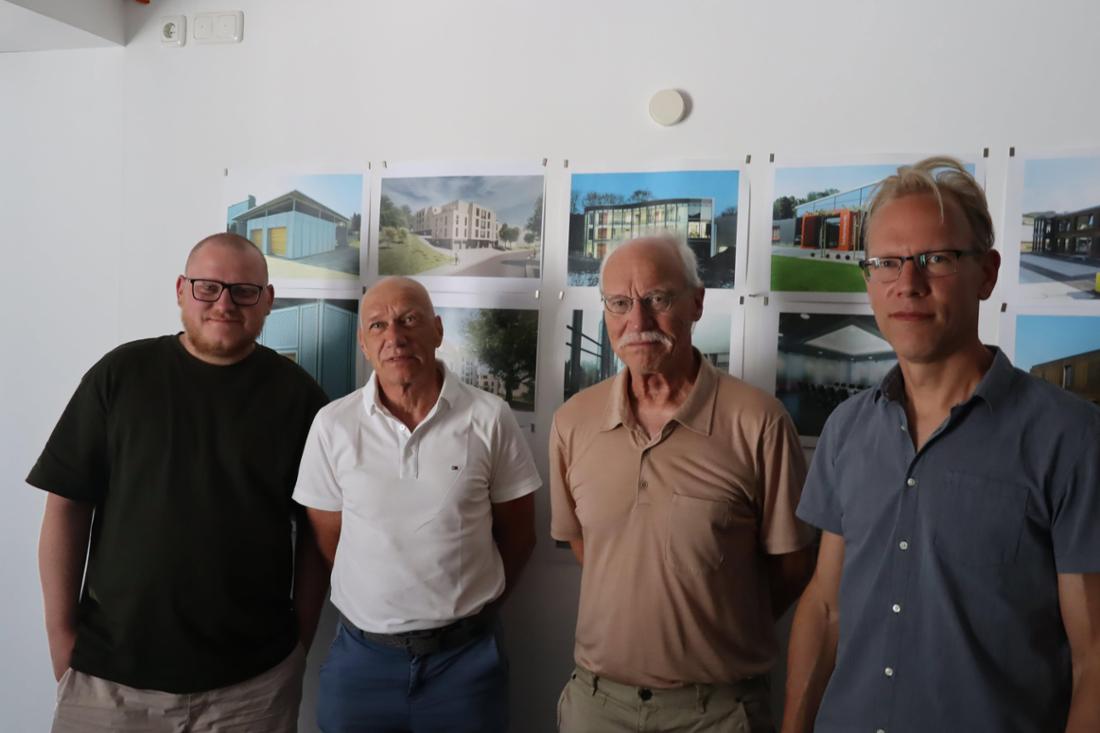 Mika Schnabel, Tom Schnabel, Dr. Frank Schnabel und Diplom-Ingenieur Martin Eichelberg.