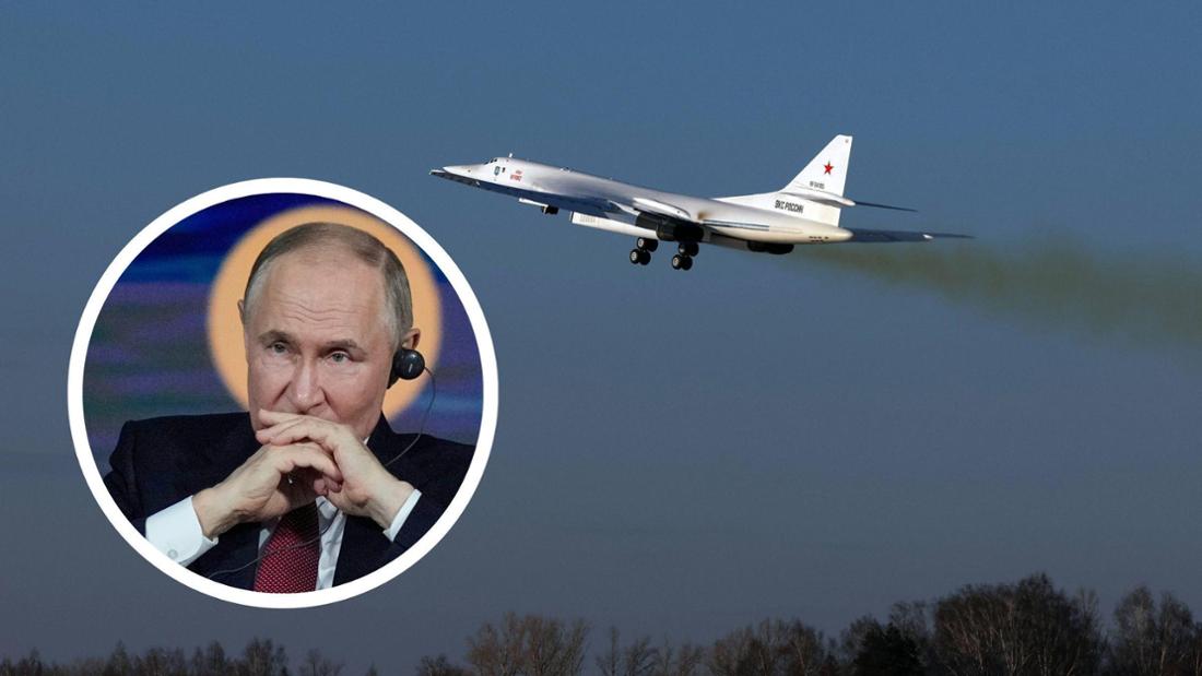 Wladimir Putin drohen Probleme mit seinen Kampfjets – hier eine Tupolew Tu-160 (Symbolbild).