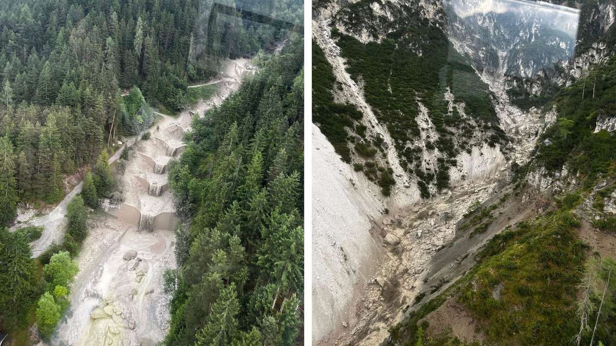 Sturzflut zerstört Brücken – Erdrutsch im Stubaital