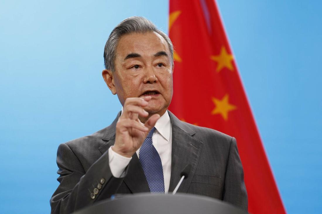 Wang Yi am Donnerstag in Berlin