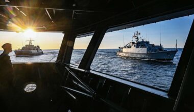 Briten machen Klar Schiff vor der Küste