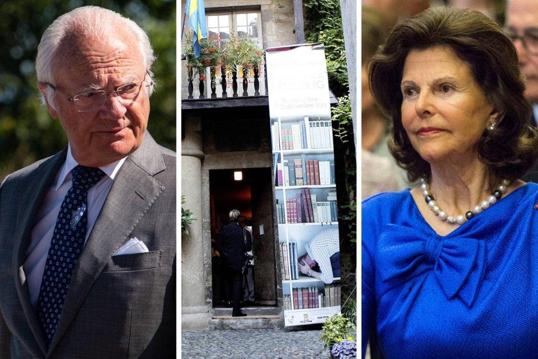 König Carl XVI. Gustaf und Königin Silvia wurde im „Musée Bernadotte“ in Pau die Tür vor der Nase zugeschlagen (Fotomontage).