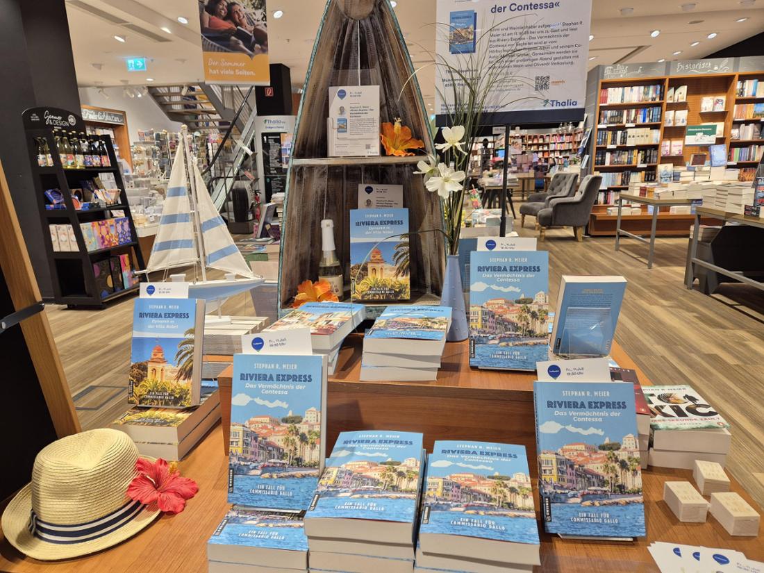 Riviera-Krimis von Stephan R. Meier bei Thalia in Rosenheim