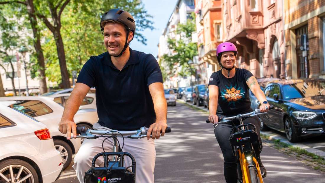Fahrradfahren ist in Mainz beliebt: Rund 25 000 Menschen sind bei „meinRad“ angemeldet.