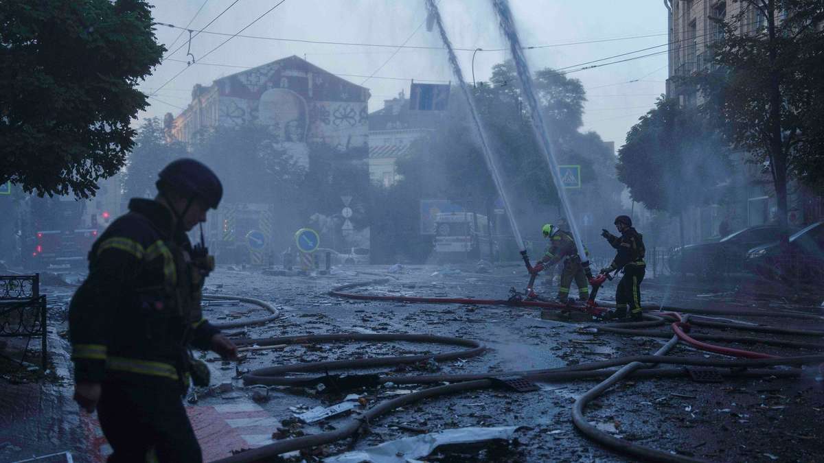 Russland startet Luftangriff auf Kiew