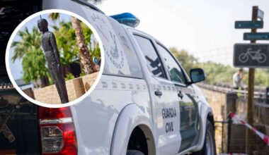 Deutscher Tourist zerstört Bronzeskulptur auf Ibiza: Bilder entlarven Urlauber