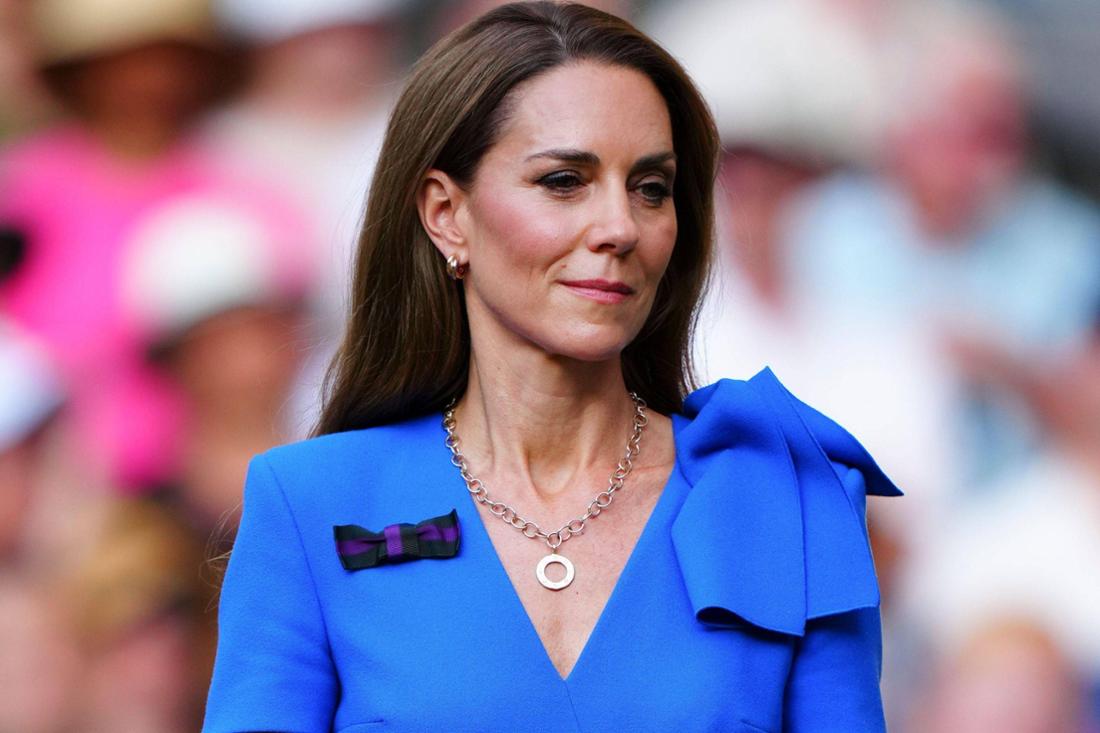 Close-up von Prinzessin Kate bei Wimbledon