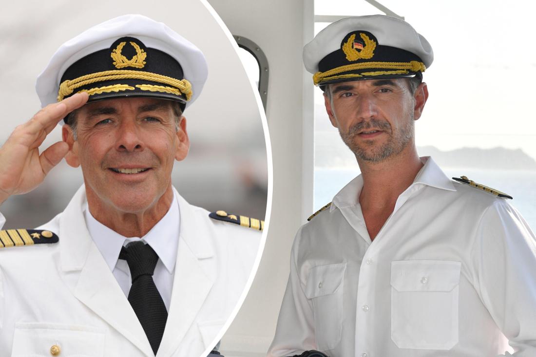 Sascha Hehn als „Traumschiff“-Kapitän; Florian Silbereisen als „Traumschiff“-Kapitän