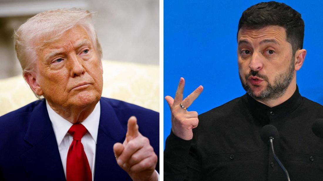 US-Präsident Donald Trump und der ukrainische Staatschef Wolodymyr Selenkyj haben eine instabile Beziehung. 