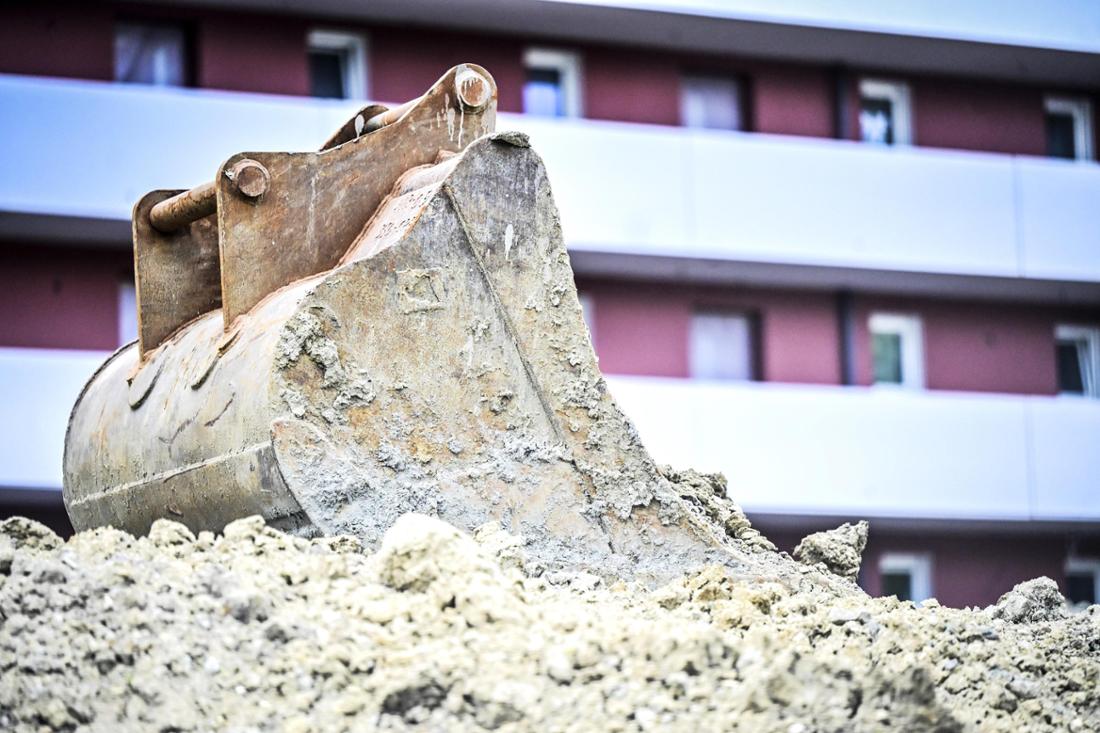 Der Wohnungsbau ist rückläufig: In Deutschland werden deutlich weniger Häuser gebaut als früher
