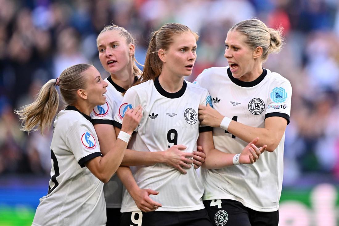 Die DFB-Frauen wollen ins Halbfinale der EM 2025 einziehen.