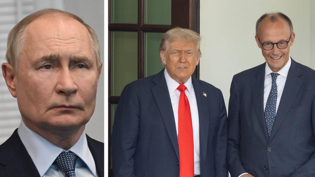 Putin, Trump, Merz