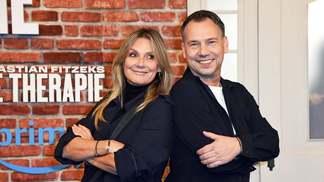 Kim Fisher, Sebastian Fitzek bei der Premiere der Amazon Prime Video Serie von Sebastian Fitzeks DIE THERAPIE im Zoo Palast in Berlin (Archiv)