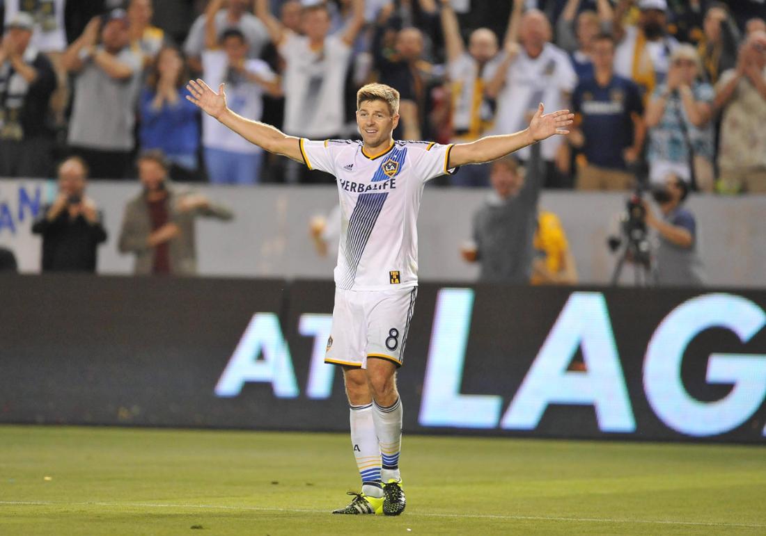 Steven Gerrard in L.A.